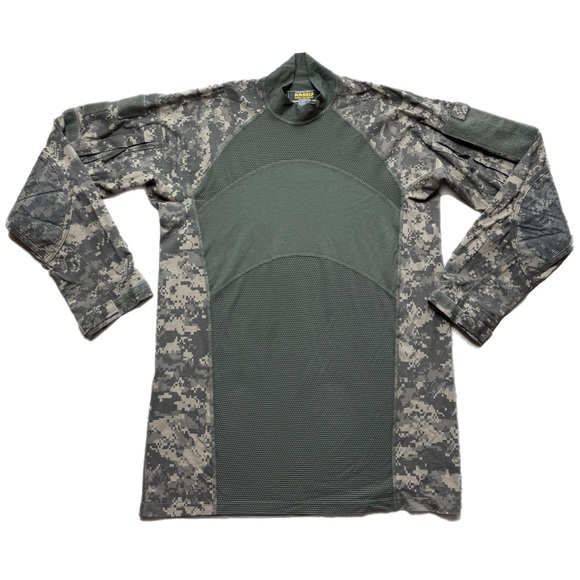 MASSIF Men’s Advanced Combat Shirt Camo Long Sleeve Tactical L